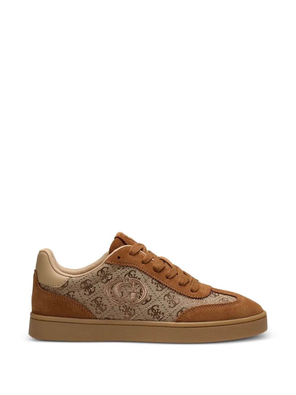 Jacek Monogram-Print Panelled Sneakers by GUESS USA