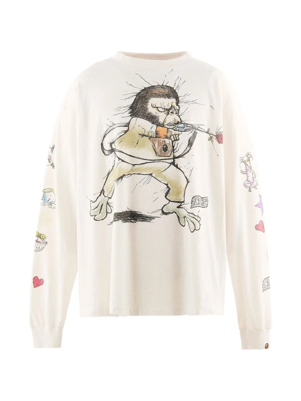 SAINT Mxxxxxx x Bape Graphic-Print T-Shirt by SAINT MXXXXXX
