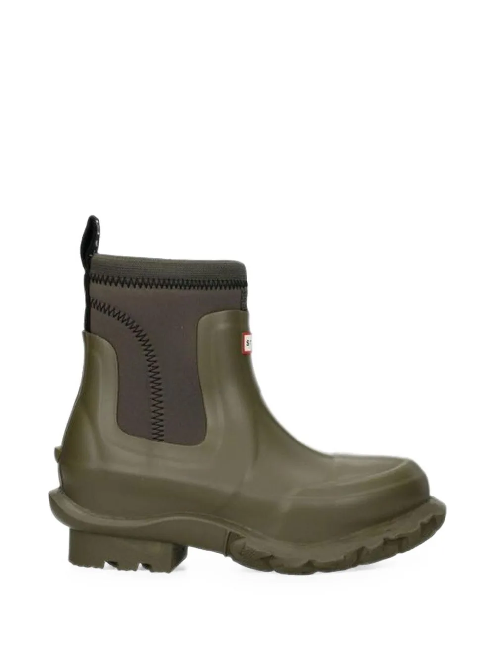 Logo-Patch Slip-On Boots by Hunter