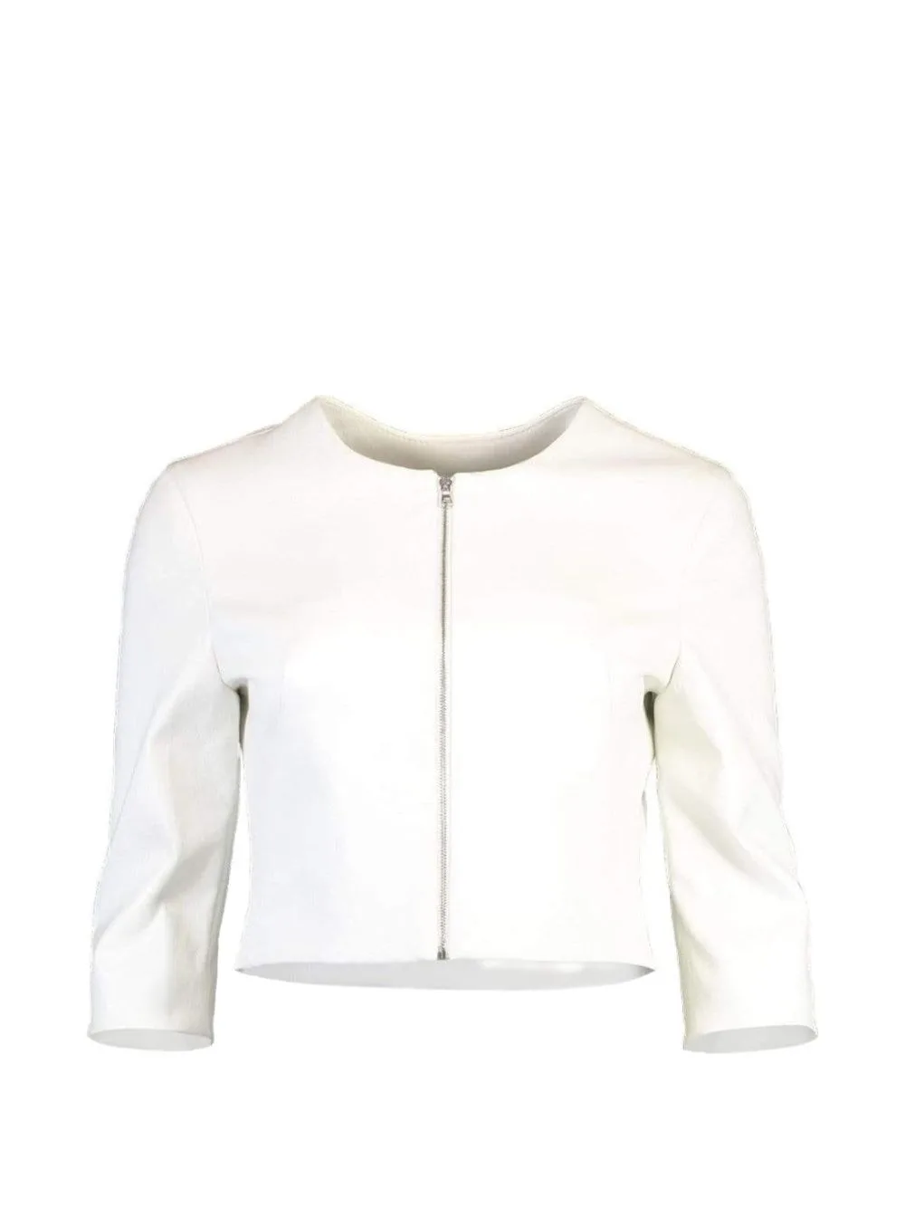 Cropped Zip-Up Jacket by Susan Bender