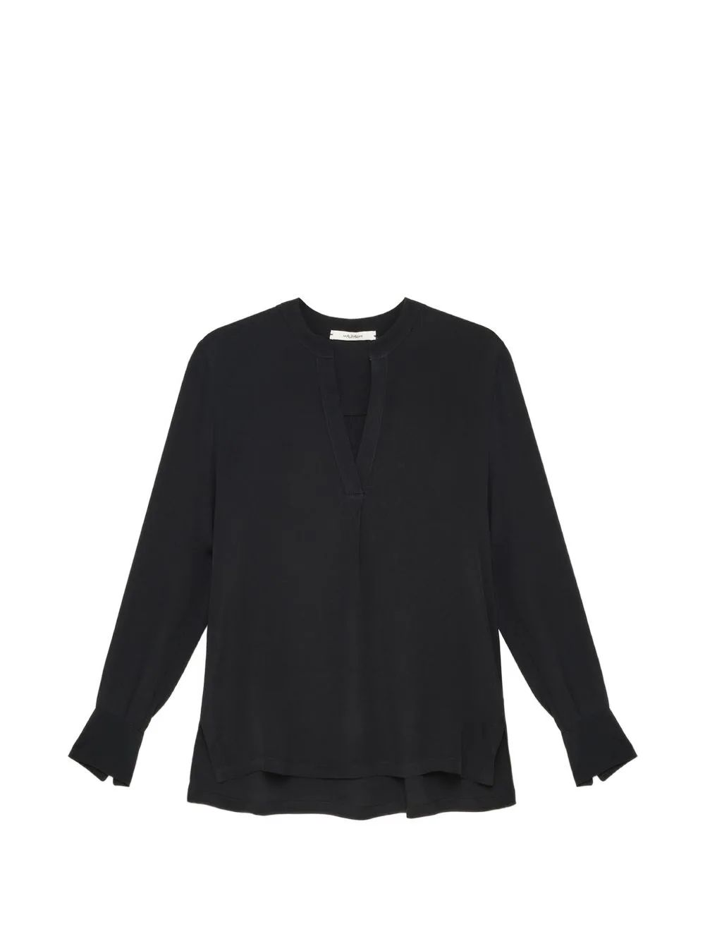 Long-Sleeve V-Neck Shirt by MALIPARMI