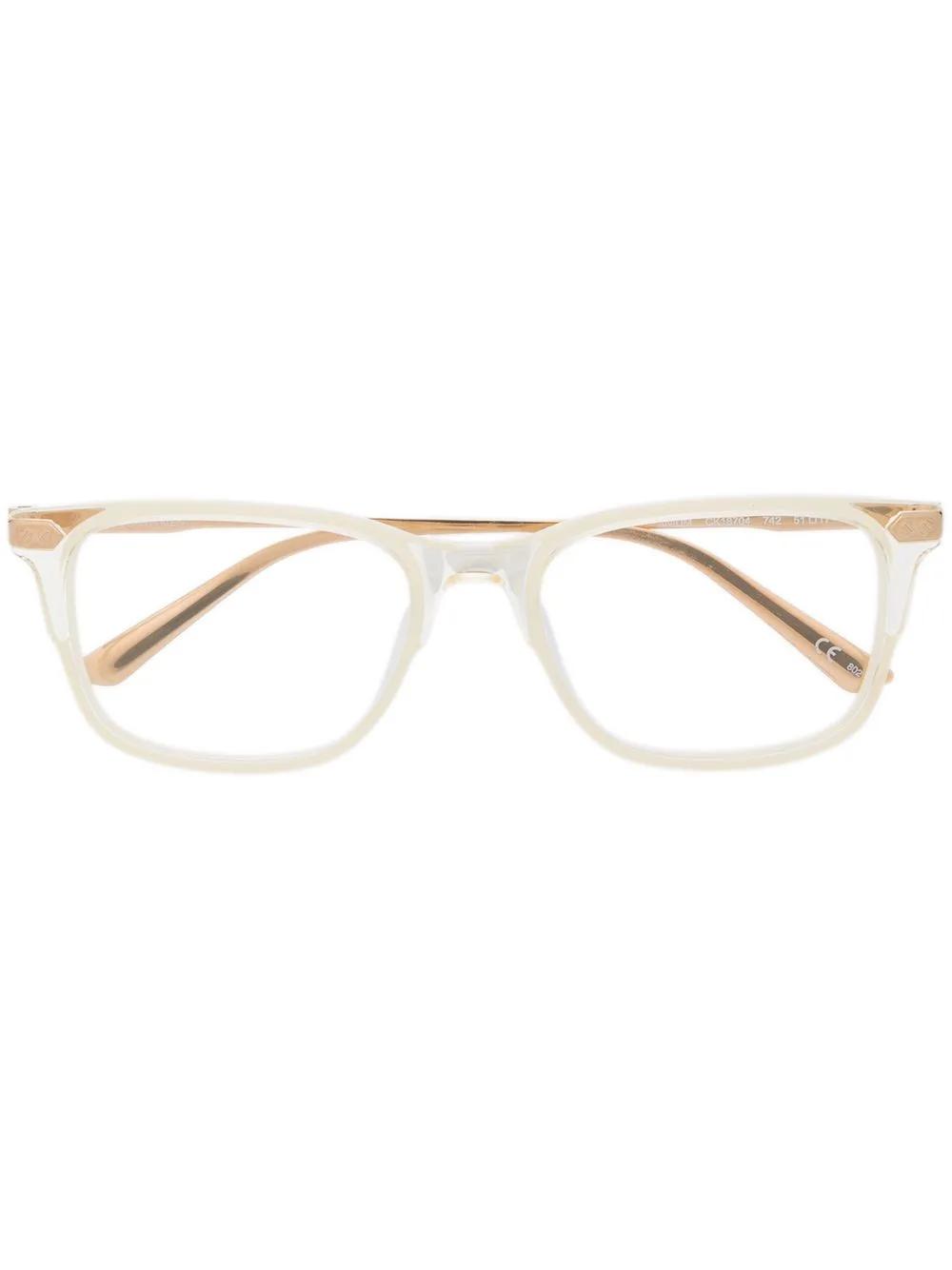 Square Frame Glasses by Calvin Klein