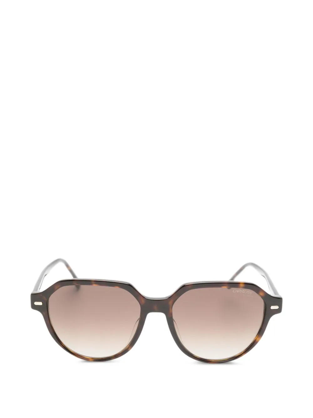 Tortoiseshell-Effect Geometric-Frame Sunglasses by Carrera