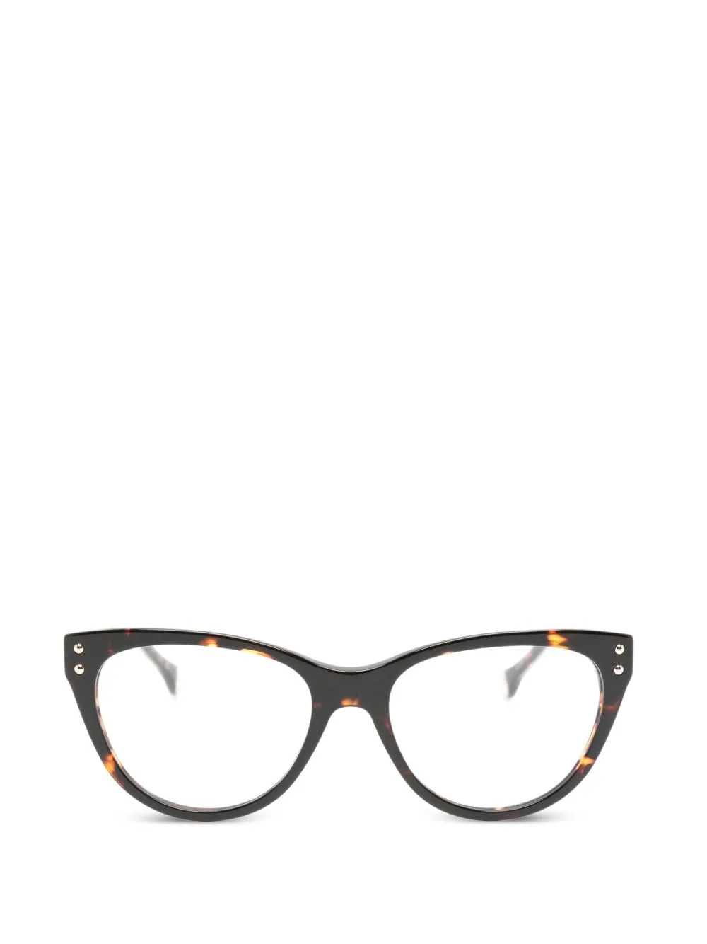 Tortoiseshell-Effect Cat-Eye Frame Glasses by Carolina Herrera