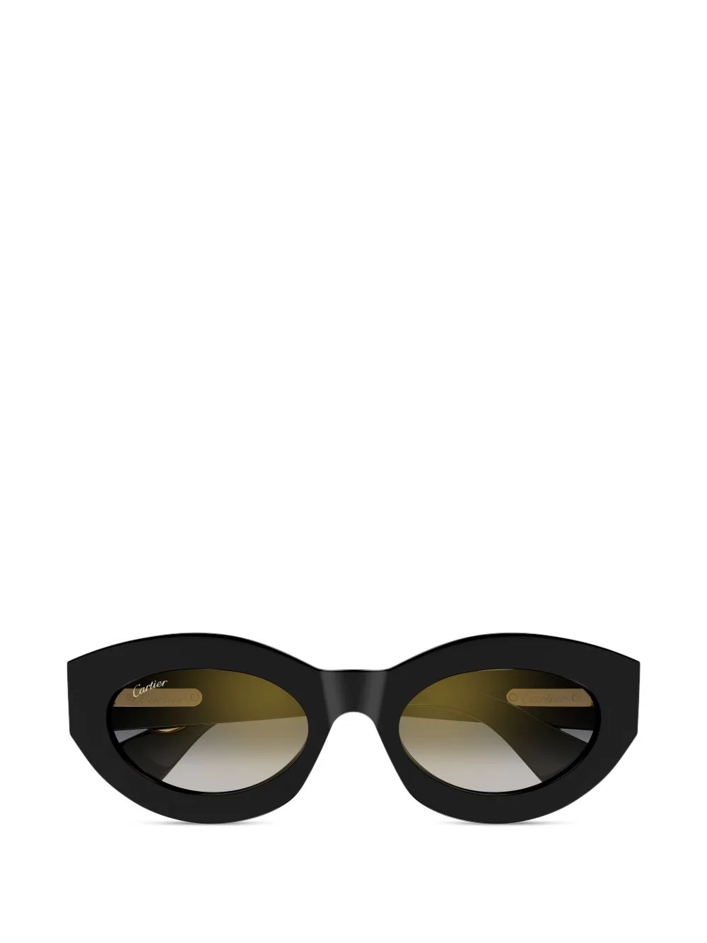 Cat-Eye Sculpted Sunglasses by Cartier Eyewear