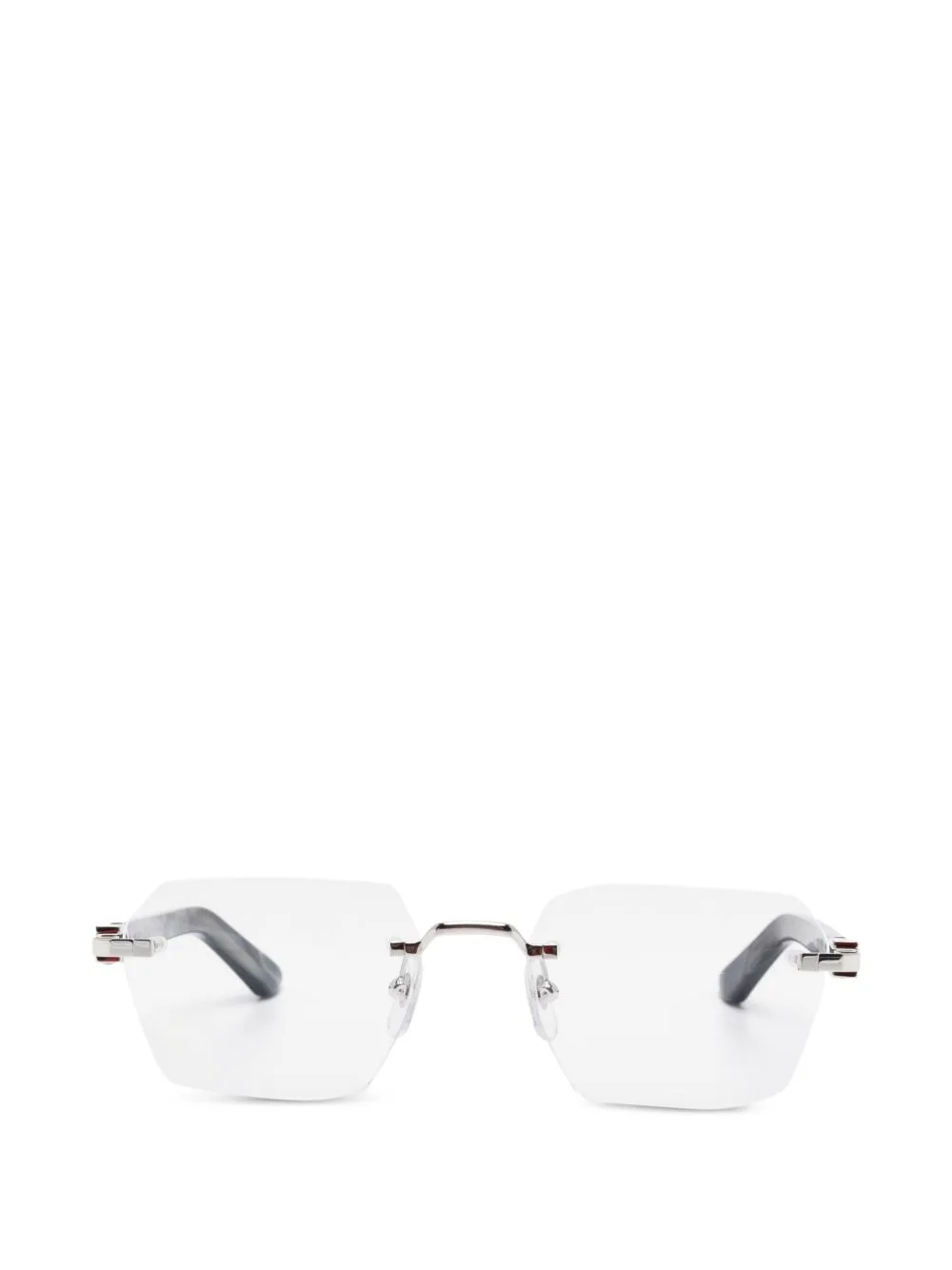 Rectangle-Frame Glasses by Cartier Eyewear