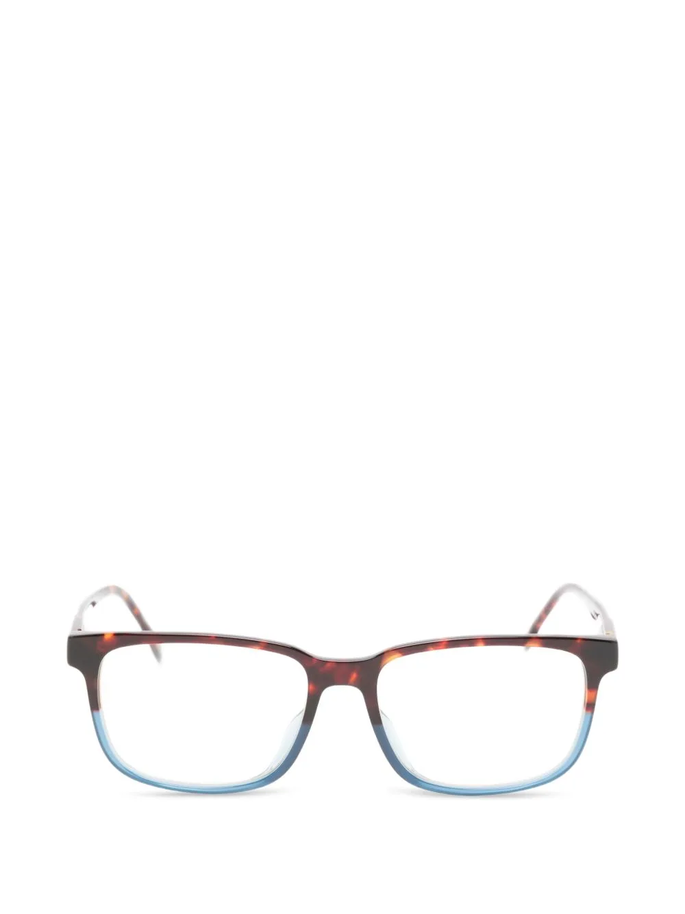 Tortoiseshell-Effect Rectangle-Frame Glasses by Carrera