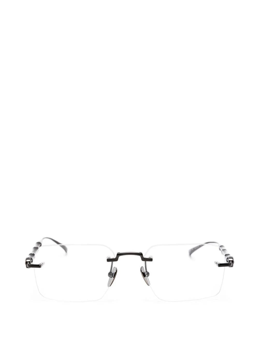 Bamboo-Effect Rimless Glasses by Gucci Eyewear