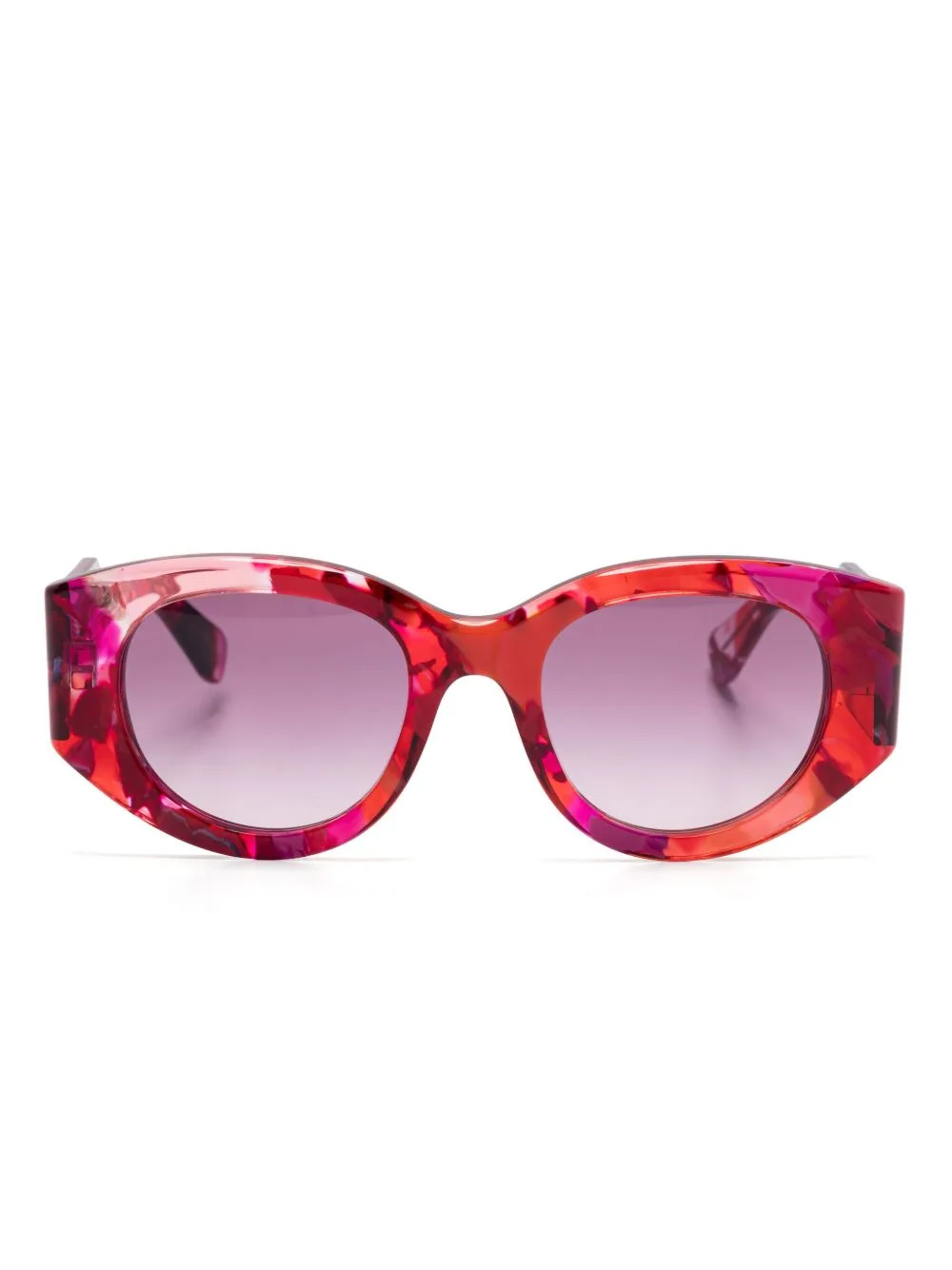 Marble-Pattern Sunglasses