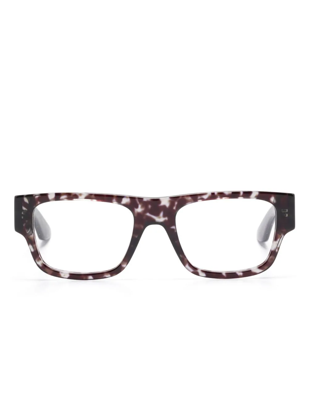 Tortoiseshell-Effect Glasses by Alexander McQueen Eyewear