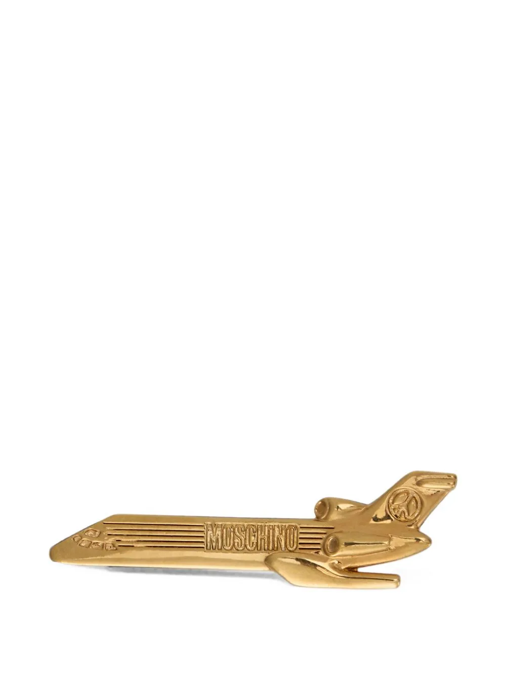 Airplane-Shape Pin by Moschino