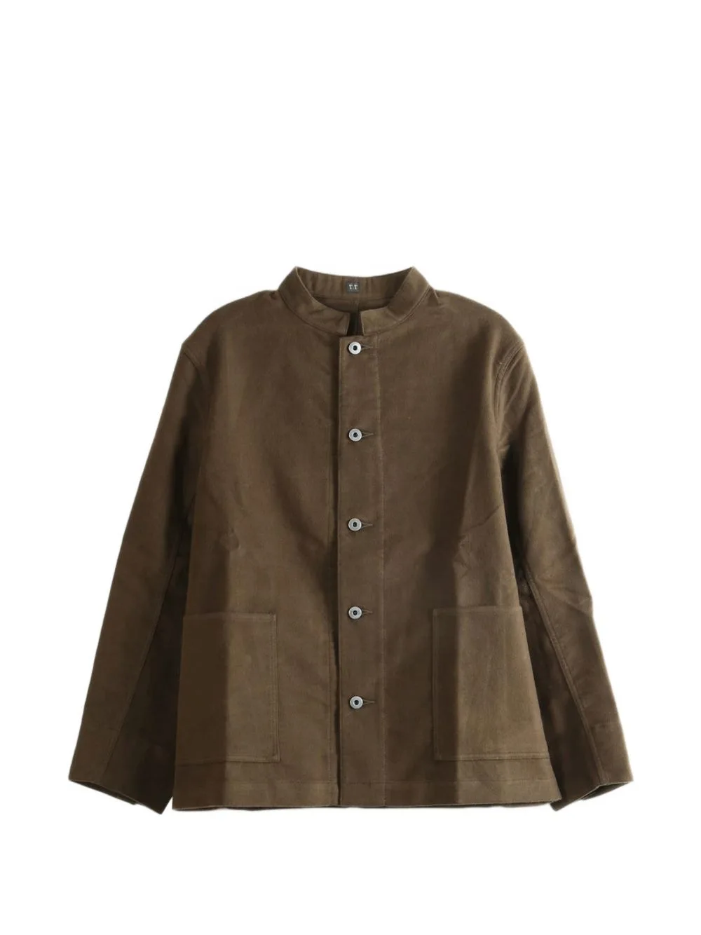 Lot.307 Buckled-Strap Band-Collar Jacket by TAIGA TAKAHASHI