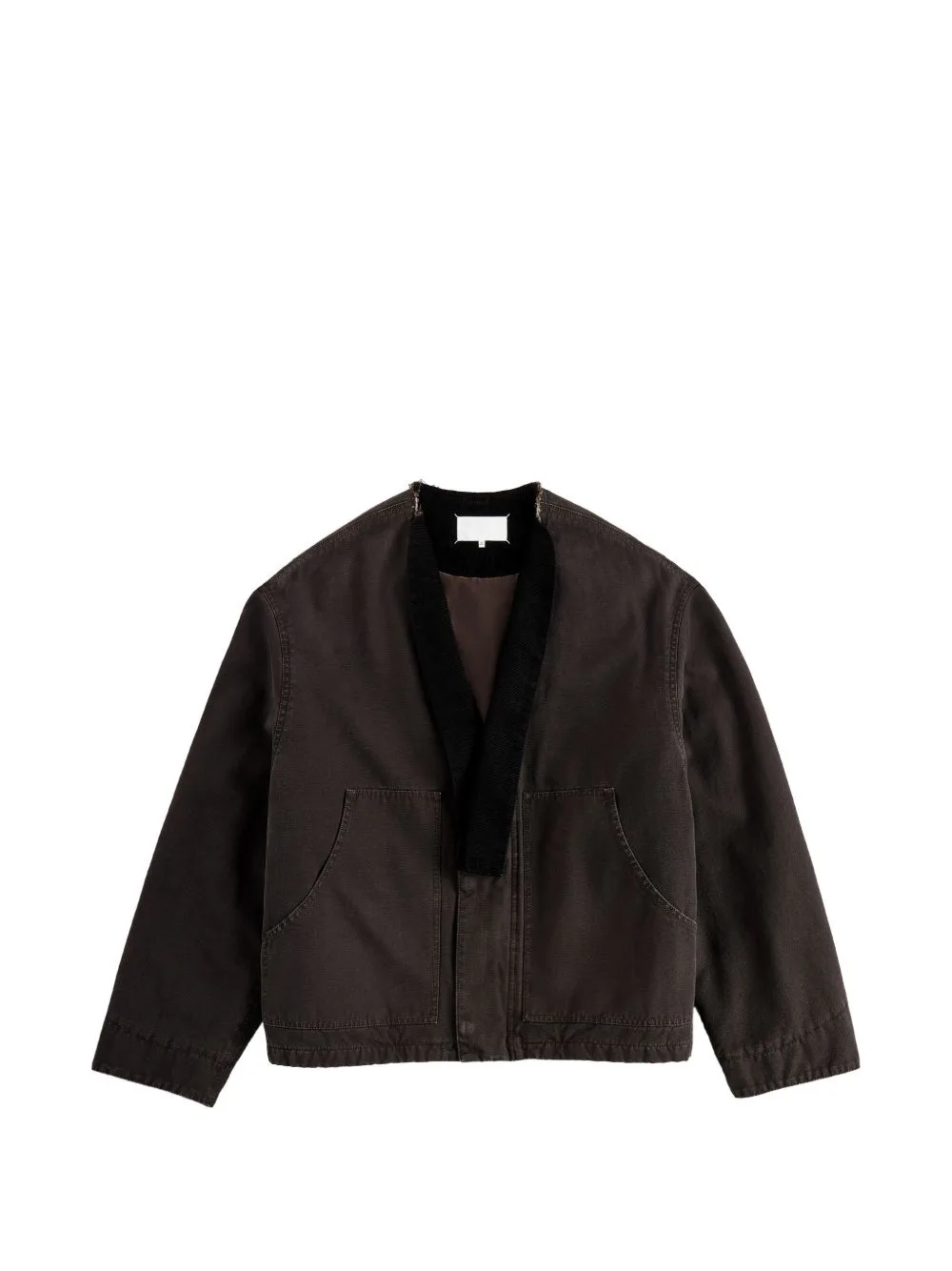 Removable-Collar Cotton Jacket by Maison Margiela