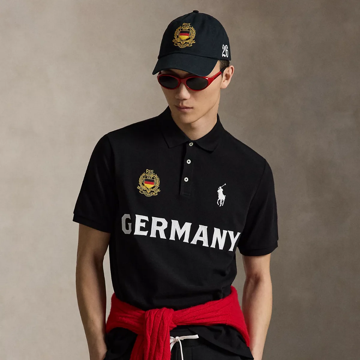 Classic Fit Germany Polo Shirt by Polo Ralph Lauren