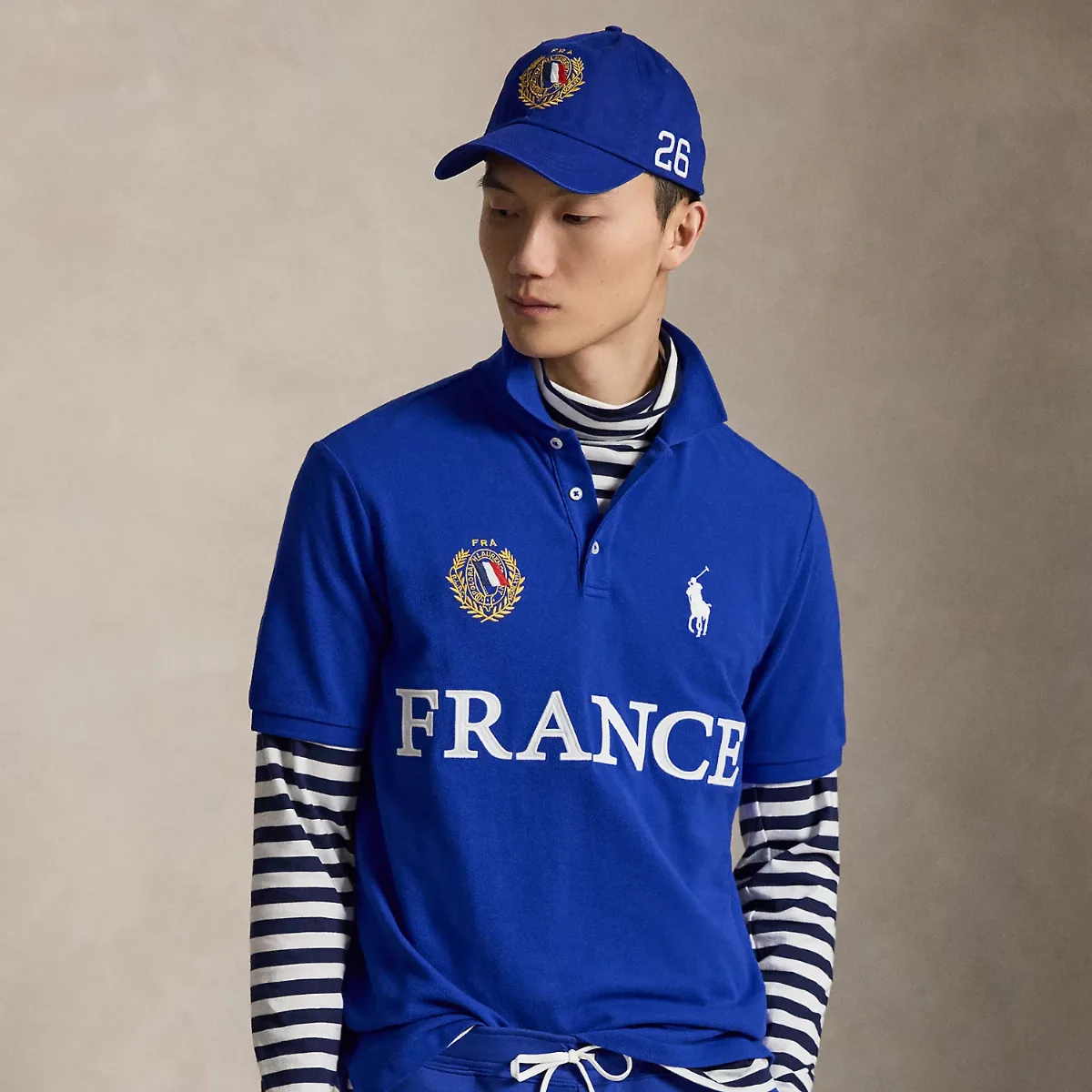 Classic Fit France Polo Shirt by Polo Ralph Lauren