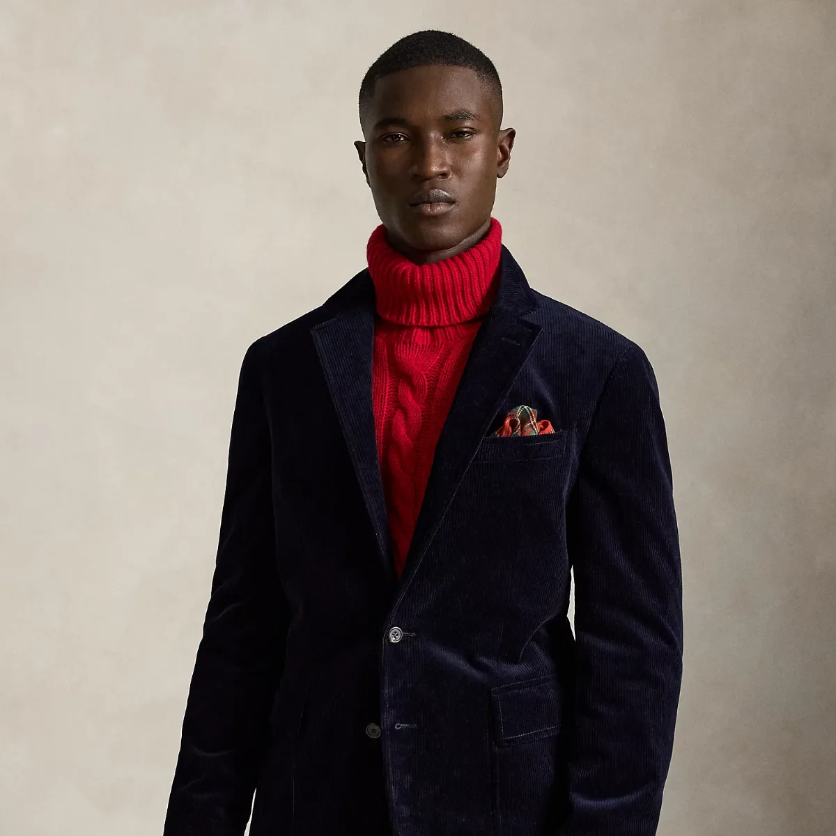 Polo Modern Fit Stretch Corduroy Jacket by Polo Ralph Lauren
