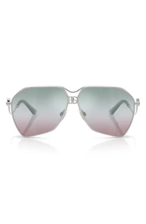 62mm Gradient Pilot Sunglasses by Dolce&Gabbana