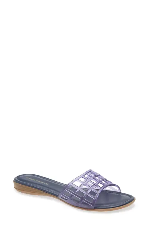 Nabil Jelly Slide Sandal by André Assous