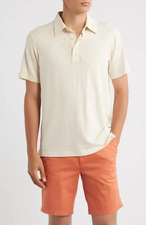 Bryce Classic Short Sleeve Stretch Linen Polo by AG