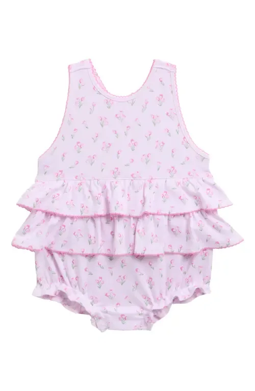 Print Pima Cotton Bubble Romper by Kissy Kissy