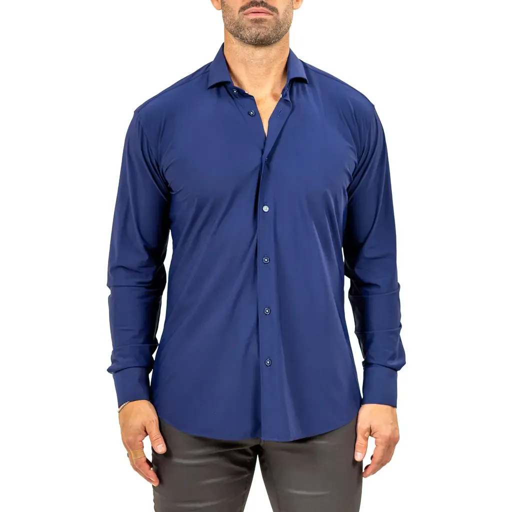 Eins Marthy Contemporary Fit Button-Up Shirt by Maceoo