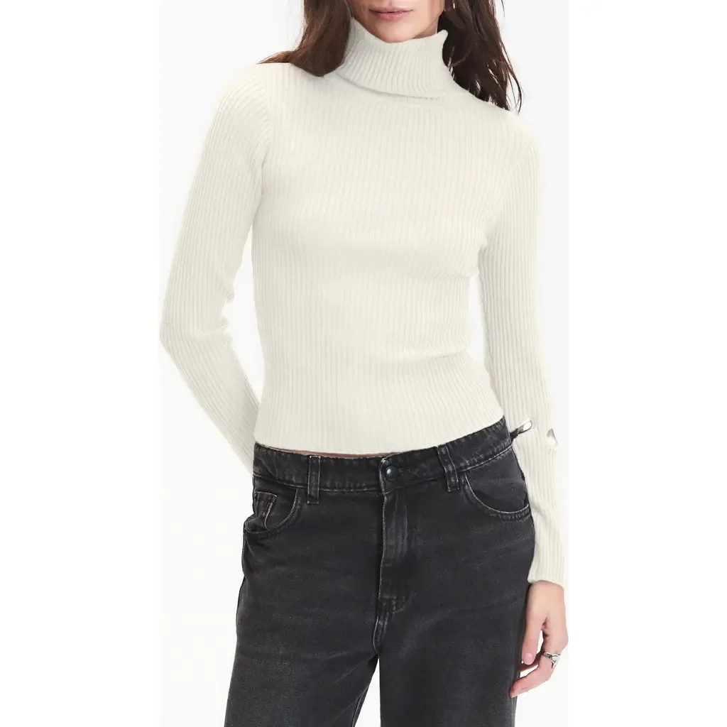 Mylo Ribbed Turtleneck Sweater by DELUC