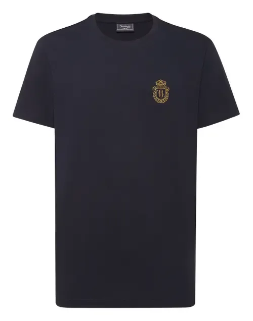 T-Shirt Round Neck Ss Crest by BILLIONAIRE