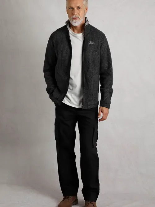 Shires Full Zip Grid Fleece by Weird Fish