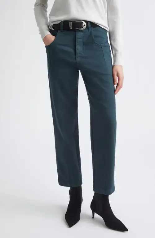 Crop Straight Leg Jeans by Eleventy
