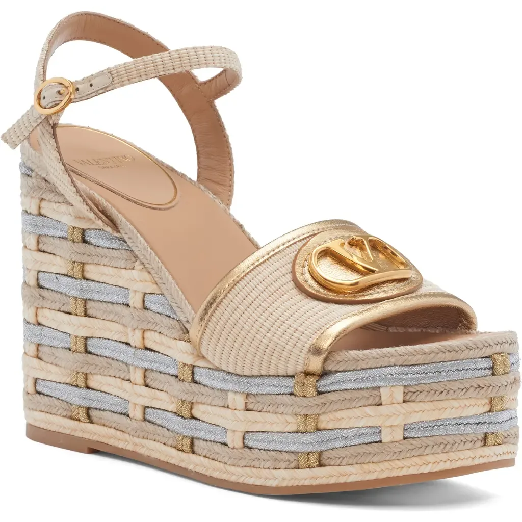 VLOGO Espadrille Wedge Sandal