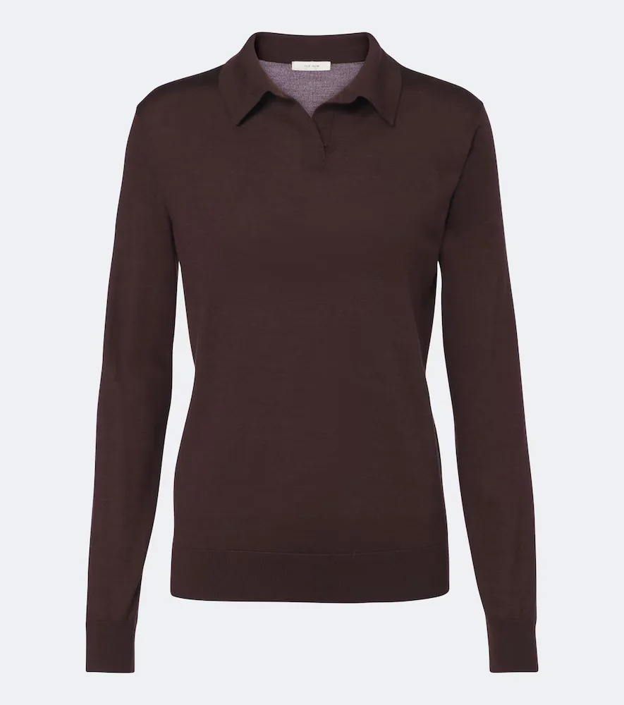 Polo Pauli En Laine Et Soie by The Row