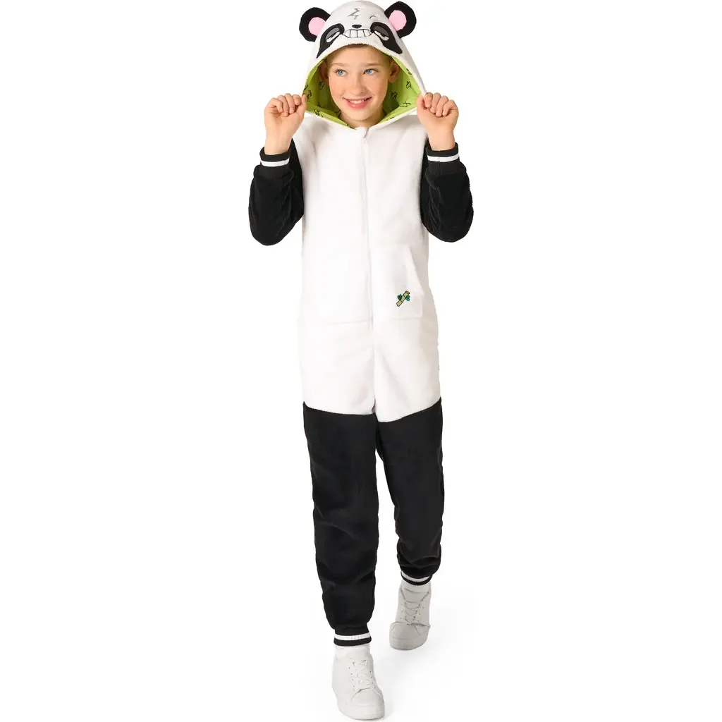 Panda One Piece Hooded Jumpsuit by OppoSuits