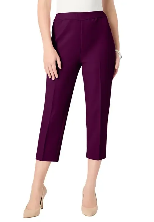 Bend Over® Capri Pant by Roaman's
