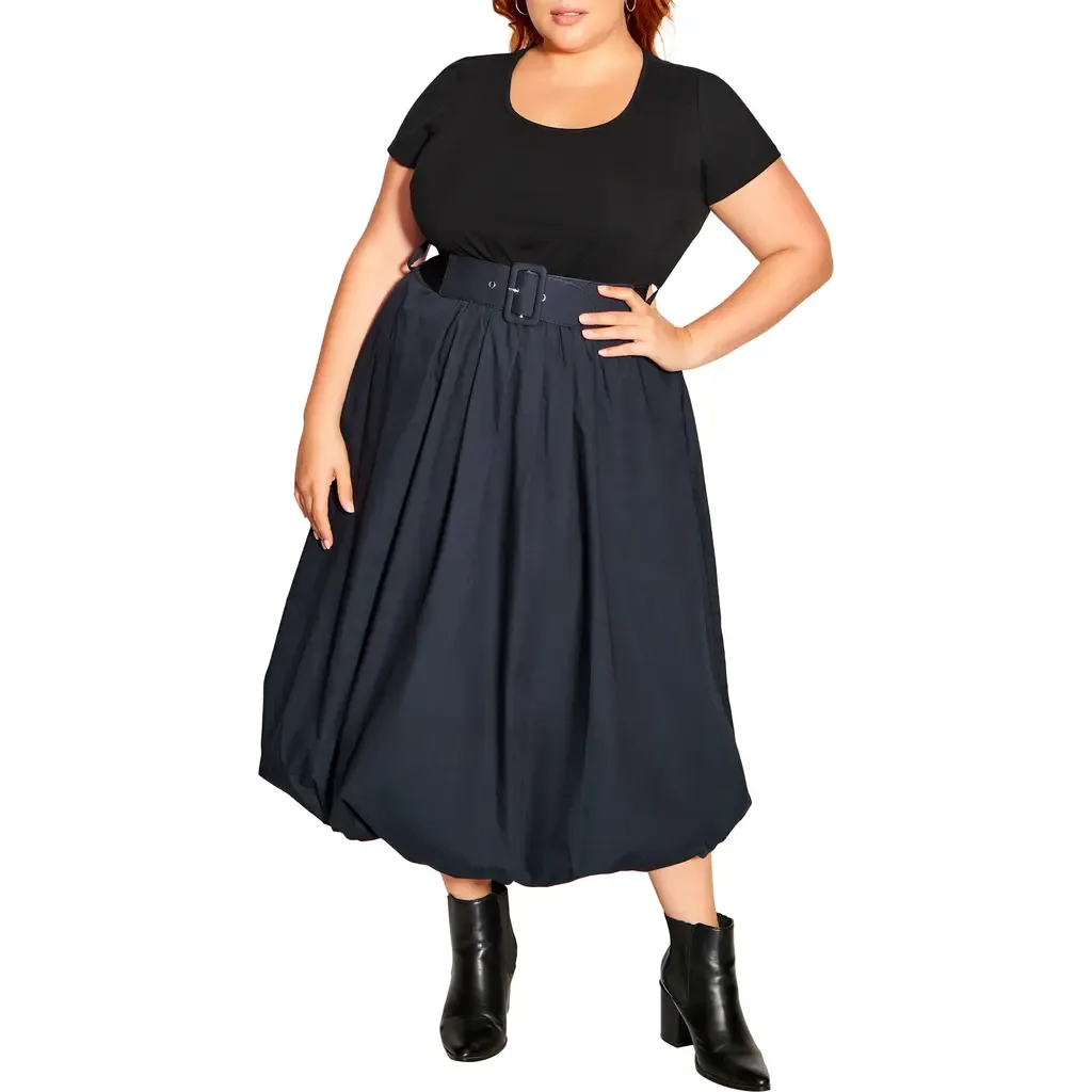 Paris Days A-Line Dress by City Chic