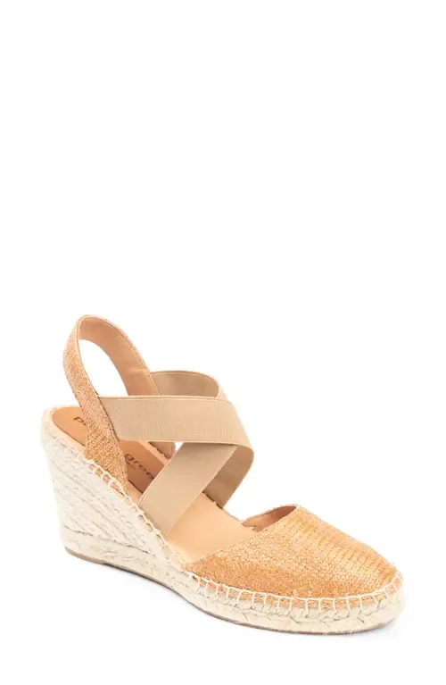 Mila Espadrille in Cognac Raffia by patricia green