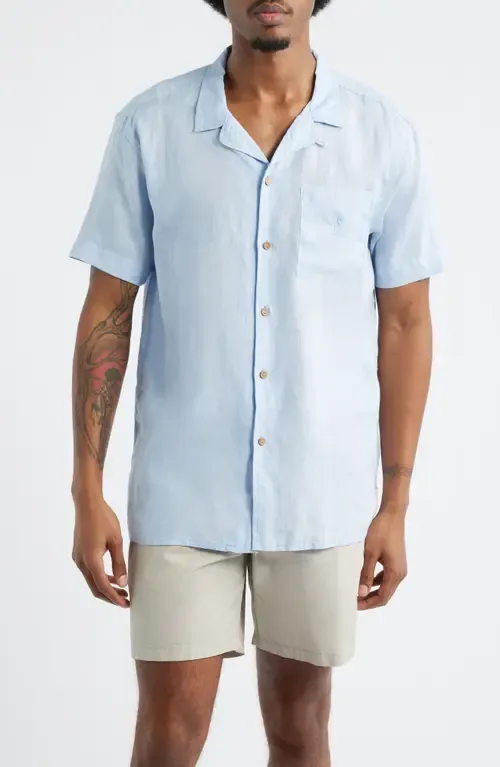 Short Sleeve Button-Up Camp Shirt by Boardies