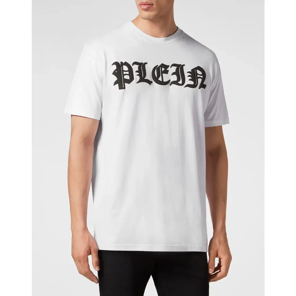 T-Shirt Round Neck Ss Gothic Plein