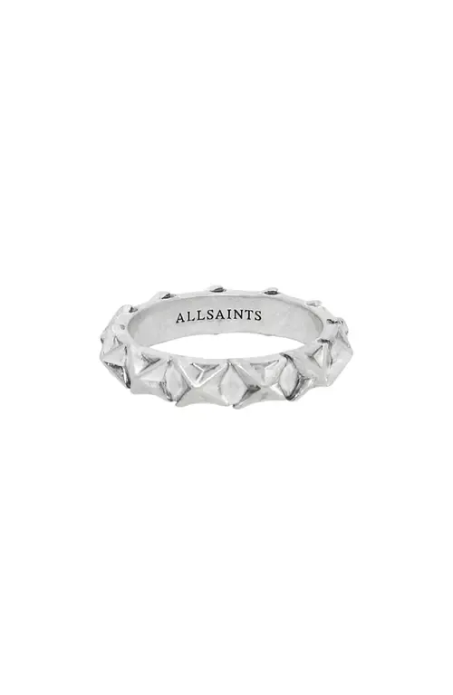 Square Stud Ring by AllSaints
