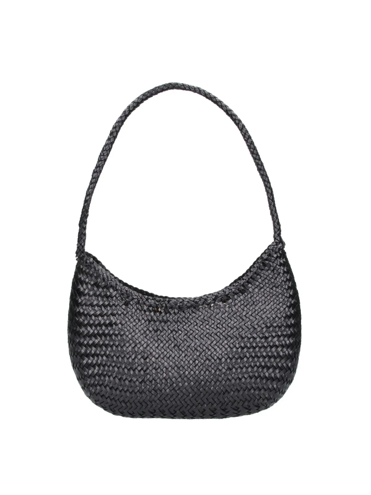 Nova Luna Woven Leather Shoulder Bag by Dragon Diffusion