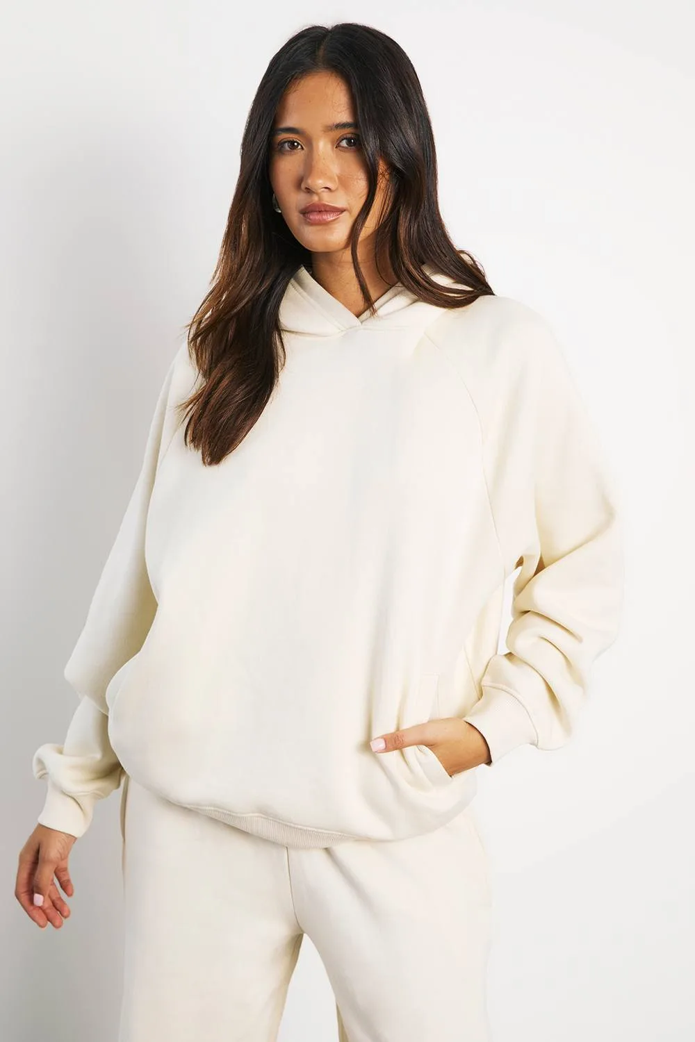 Raglan Seam Oversized Hoodie