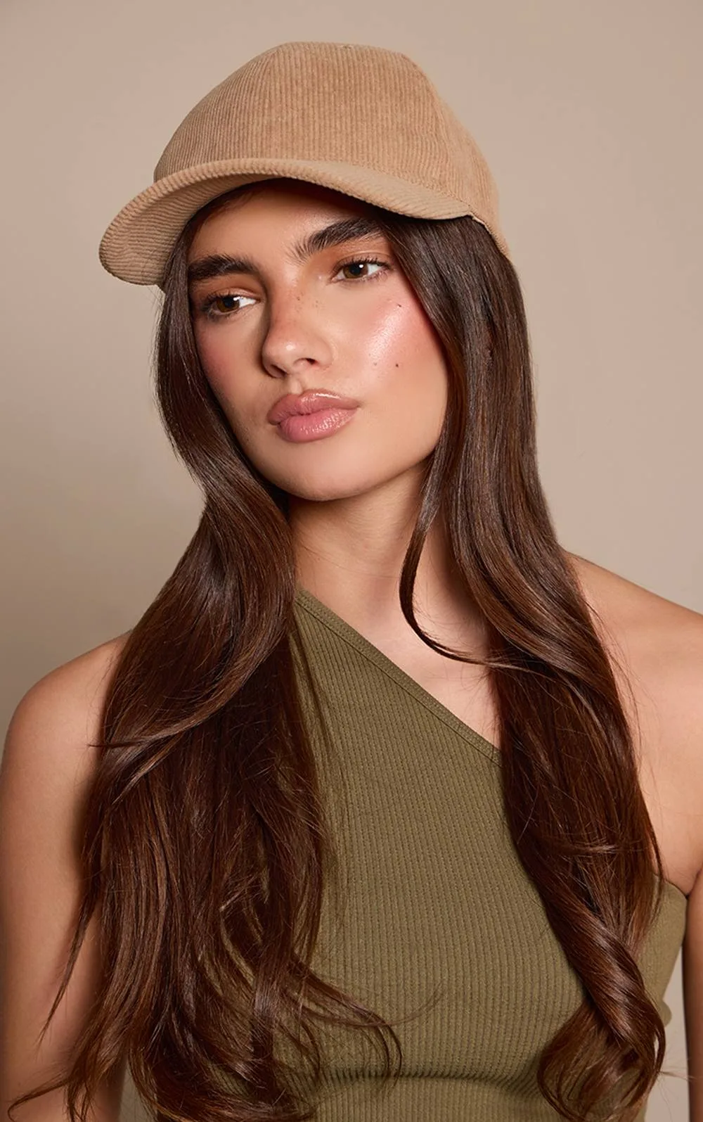 Corduroy Baseball Cap by PrettyLittleThing