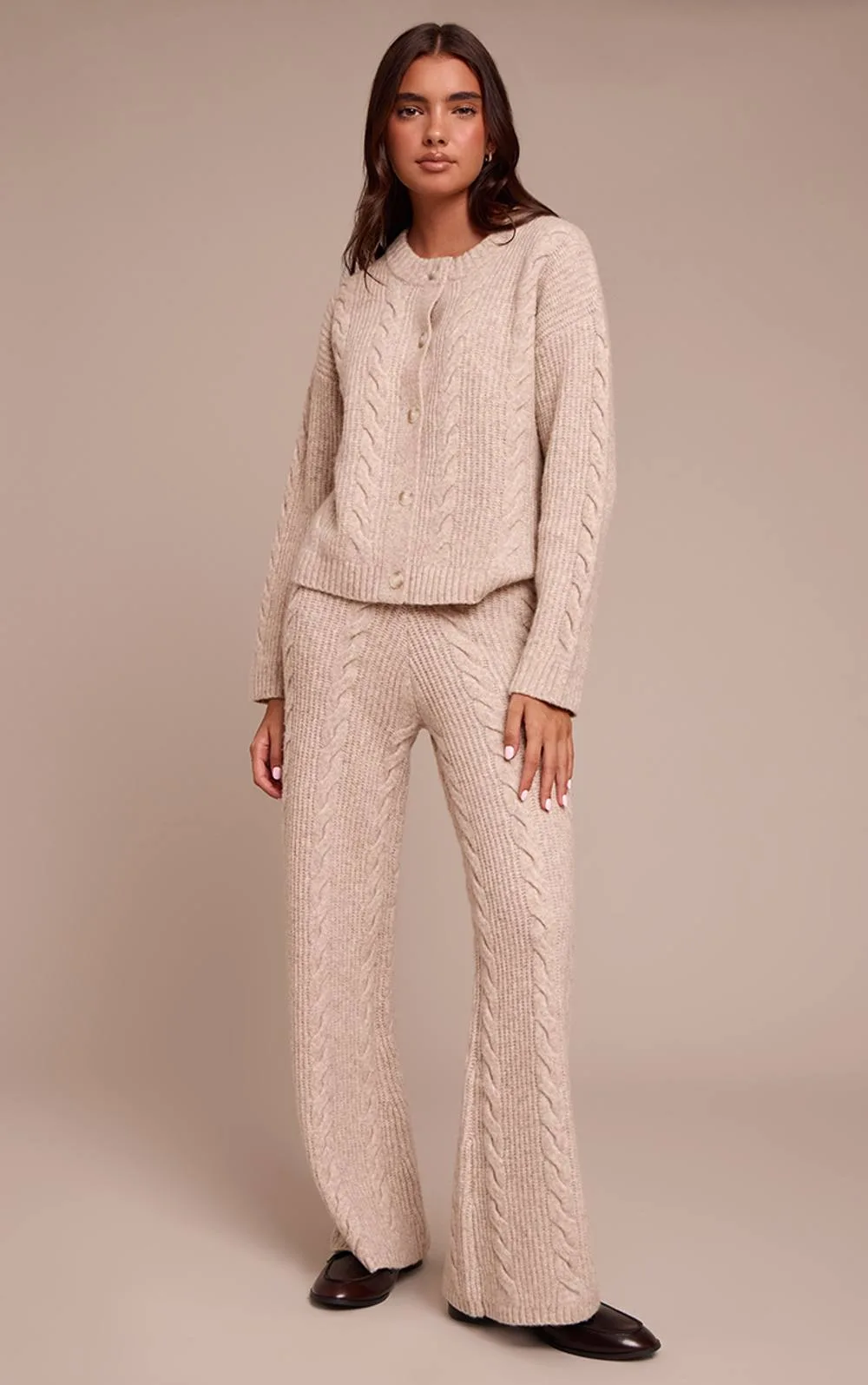 Cable Knit Trousers by PrettyLittleThing