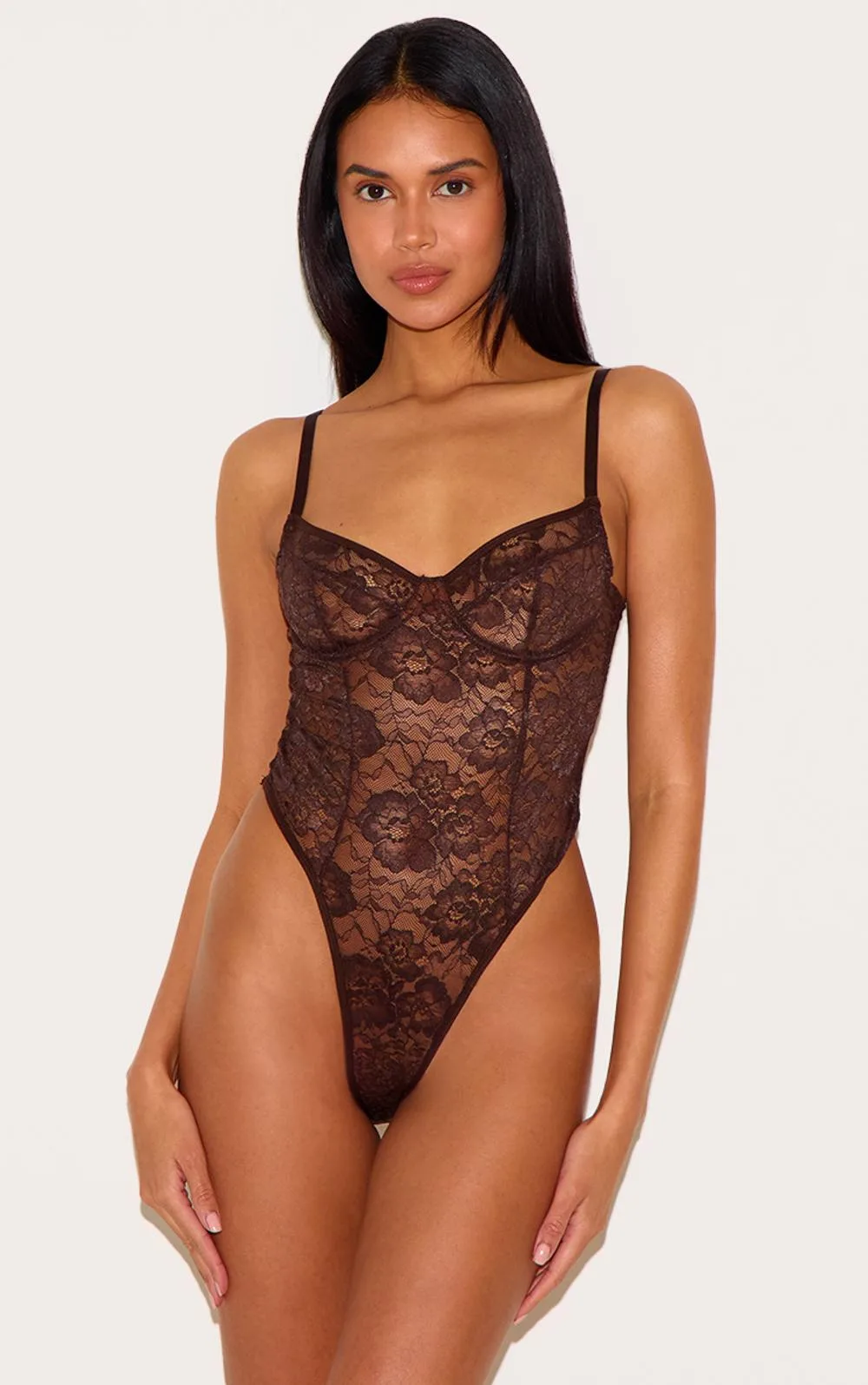 Lace Underwired Lingerie Bodysuit