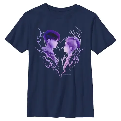 Jinu and Rumi Love Graphic Short Sleeve T-Shirt by KPop Demon Hunters