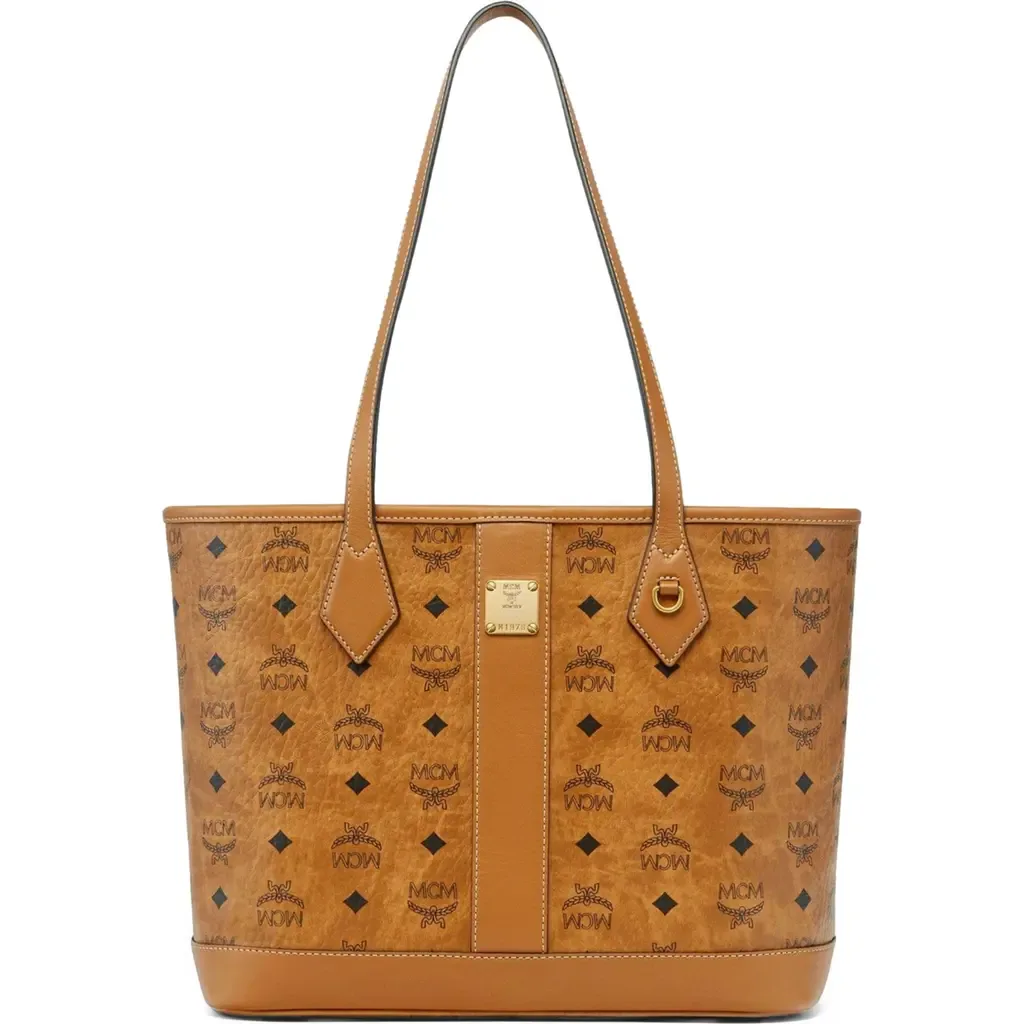 Small Liz Shopper in Visetos by MCM