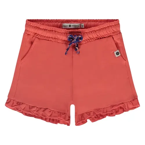 Ruffled Hem Shorts by Stains and Stories by Babyface