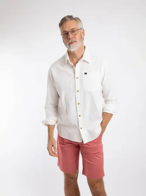 Geoffery Long Sleeve Textured Shirt by Weird Fish