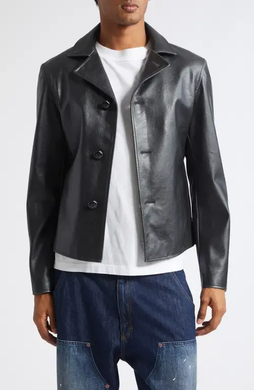 Faux Leather Jacket by MM6 Maison Margiela