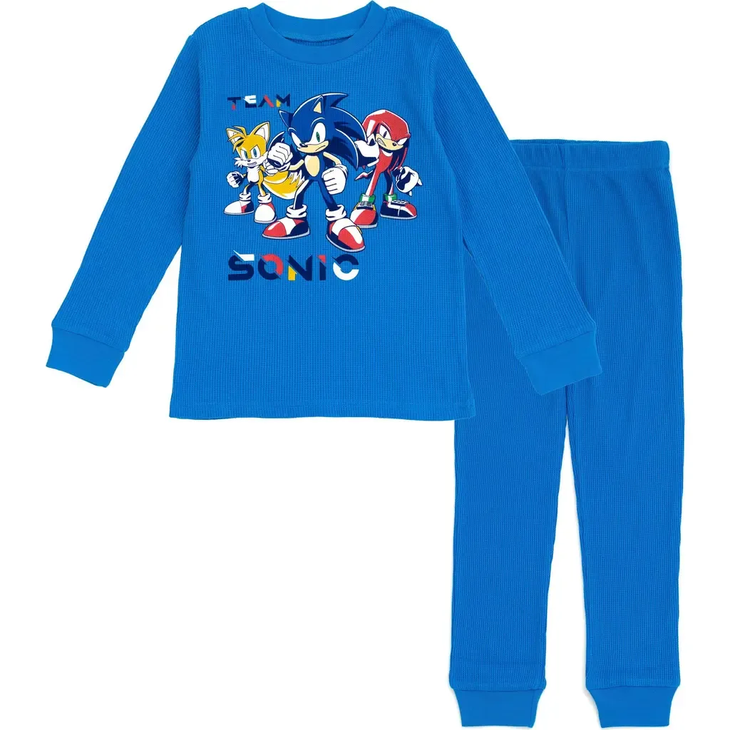 Sonic the Hedgehog 2-Piece Tee and Pants Set in Sonic and Tails Blue by SEGA