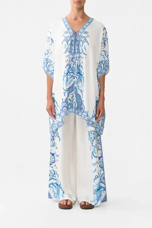 Short Lace Up Kaftan Isnik Lullaby by Camilla